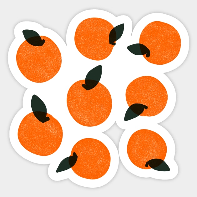 Cute oranges sticker pack Sticker by lowercasev